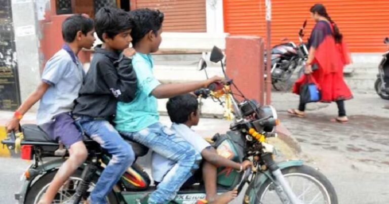 18 साल से कम उम्र के लड़के-लड़कियों के गाड़ी चलाने पर प्रतिबंध, पकड़े जाने पर माता-पिता को जेल जाना होगा।