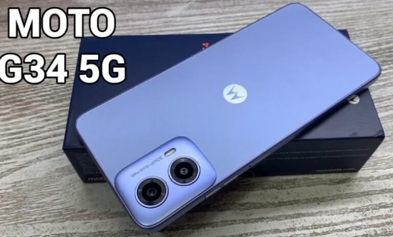 5000mAh बैटरी वाला Motorola G34 5G स्मार्टफोन मात्र 6,999 के बजट में उपलब्ध है